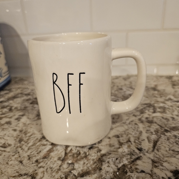 Rae Dunn Other - Rae Dunn "BFF" Artisan Collection  Large White Coffee Tea Mug Cup